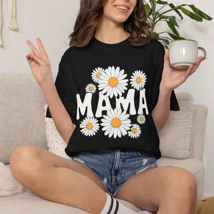 Mama Daisy Flower Shirt | Cute Floral Mom Tee
