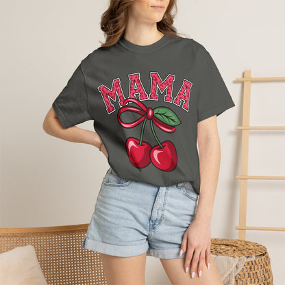 Pink Mama Cherry Shirt | Cute Coquette Mom Tee