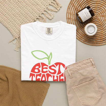 Best Teacher Ever Shirt | Apple Teacher Graphic Tee