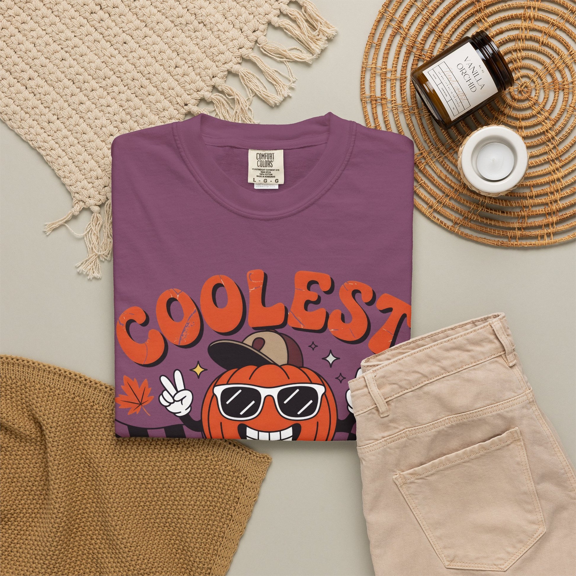 Comfortable unisex Coolest Pumpkin In The Patch Shirt, Pumpkin Patch Shirt, Halloween Pumpkin Shirt, Cute Autumn Shirt