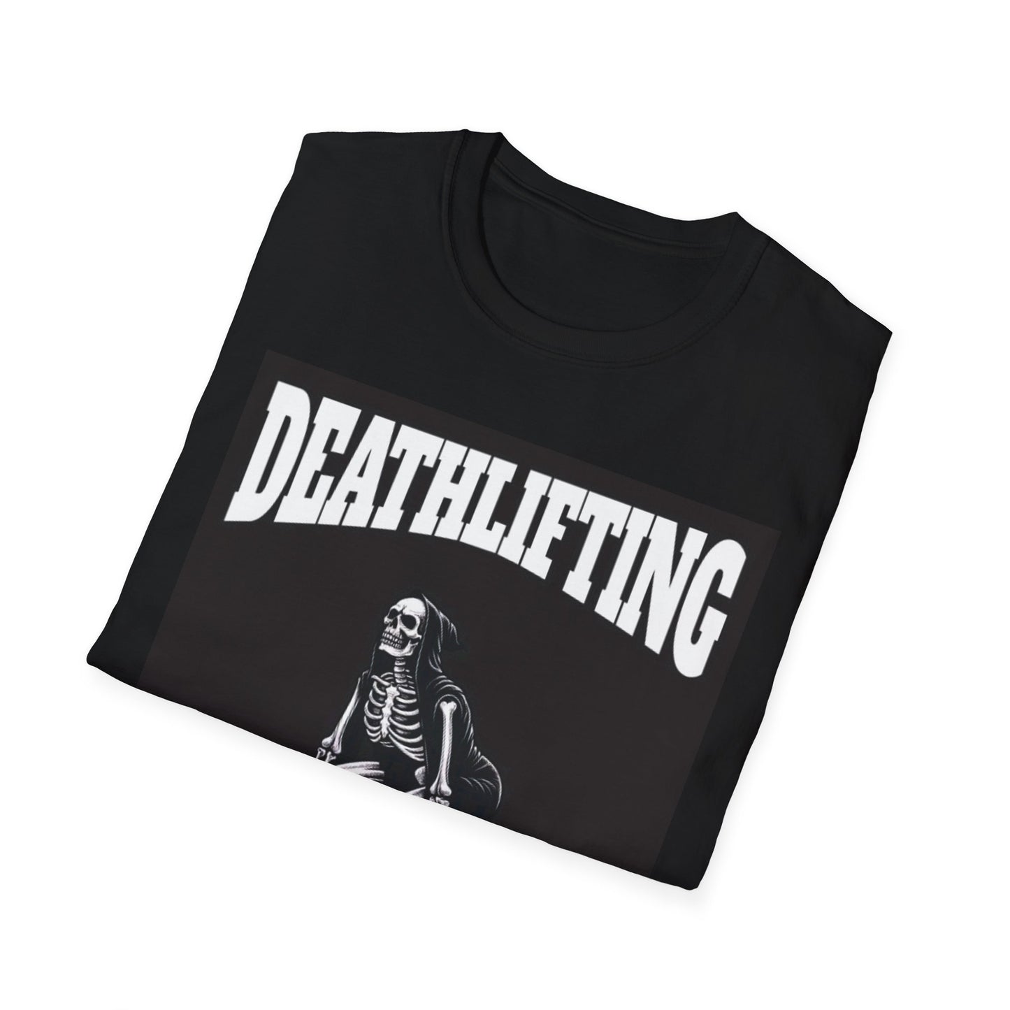 Deathlifting Shirt Skull Gym Shirt Funny Workout Tee Bodybuilding Shirt Dark Humor Gym Shirt Lifting Shirt Gym Motivation Tee