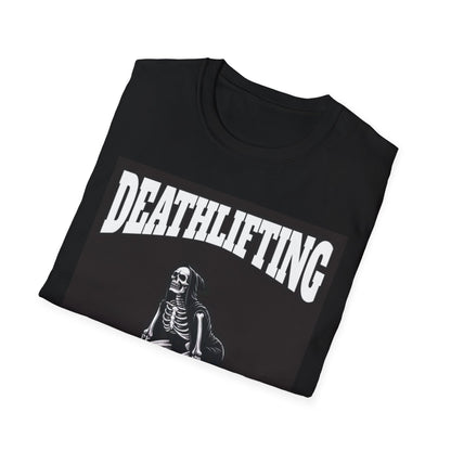 Deathlifting Shirt Skull Gym Shirt Funny Workout Tee Bodybuilding Shirt Dark Humor Gym Shirt Lifting Shirt Gym Motivation Tee