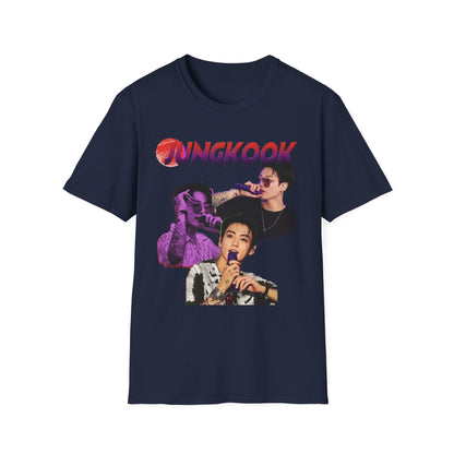 Jungkook Shirt BTS Collage Tee, Kpop Graphic T Shirt, Jungkook Fan Shirt, BTS Tour 2026 Merch, Kpop Streetwear Tee, Unisex Softstyle Gift