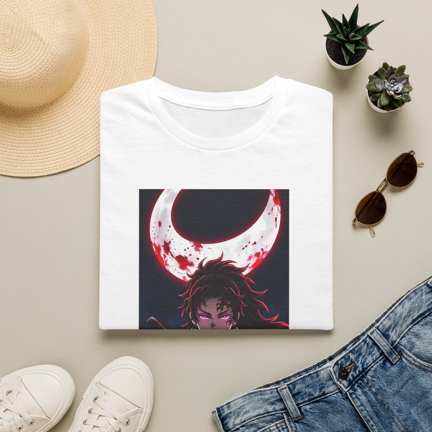 Yoriichi Demon Slayer T Shirt Legendary Sun Breathing Anime Tee Kimetsu No Yaiba Samurai Shirt Anime Fan Gift Japanese Anime Graphic Tee