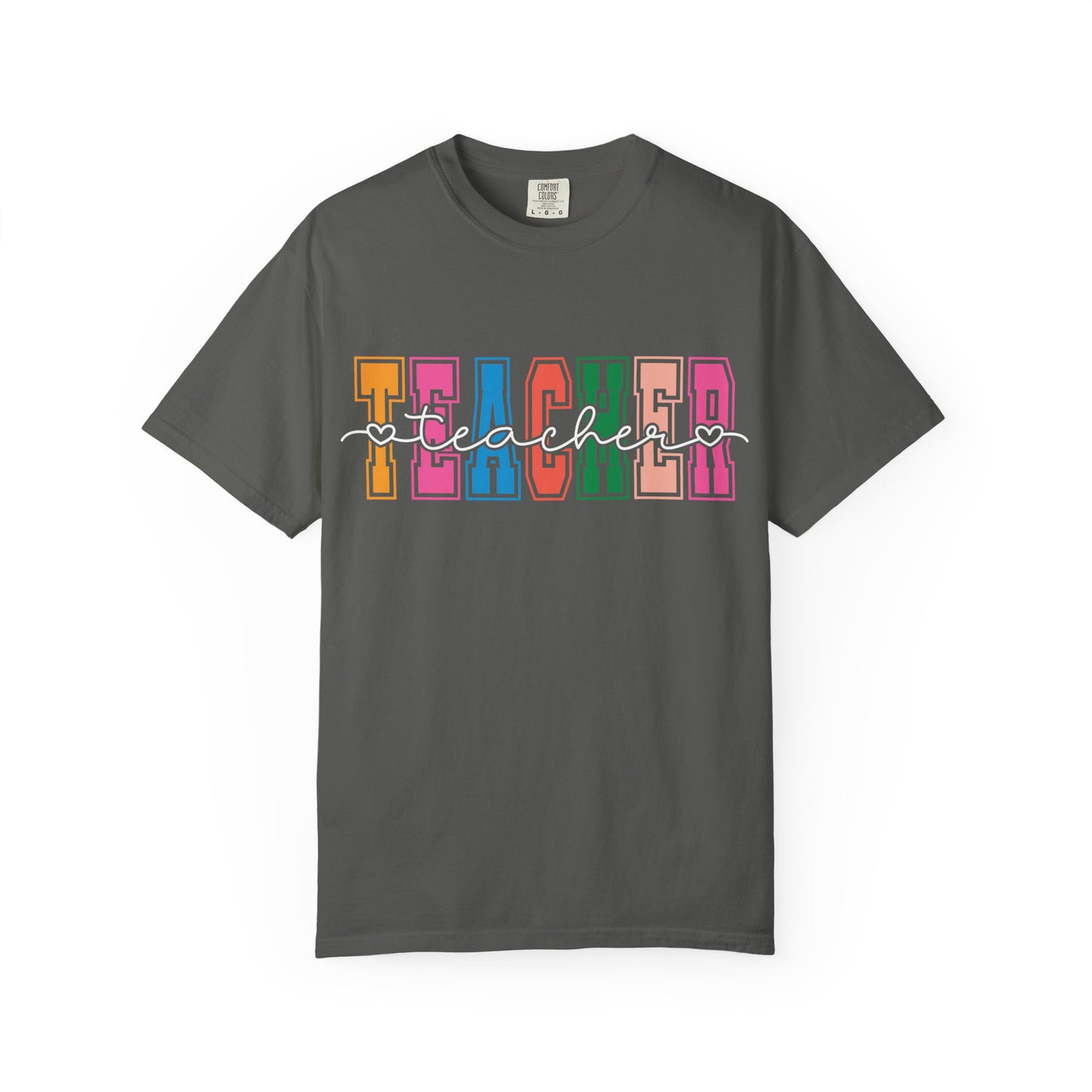 Retro Teacher Comfort Colors Shirt | Cute Teacher Gift Tee
