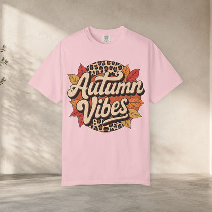 Autumn Vibes Comfort Colors 1717 T-Shirt – Cozy Fall Leaves Graphic Tee fall shirt women graphic t-shirt - eye-catching fall