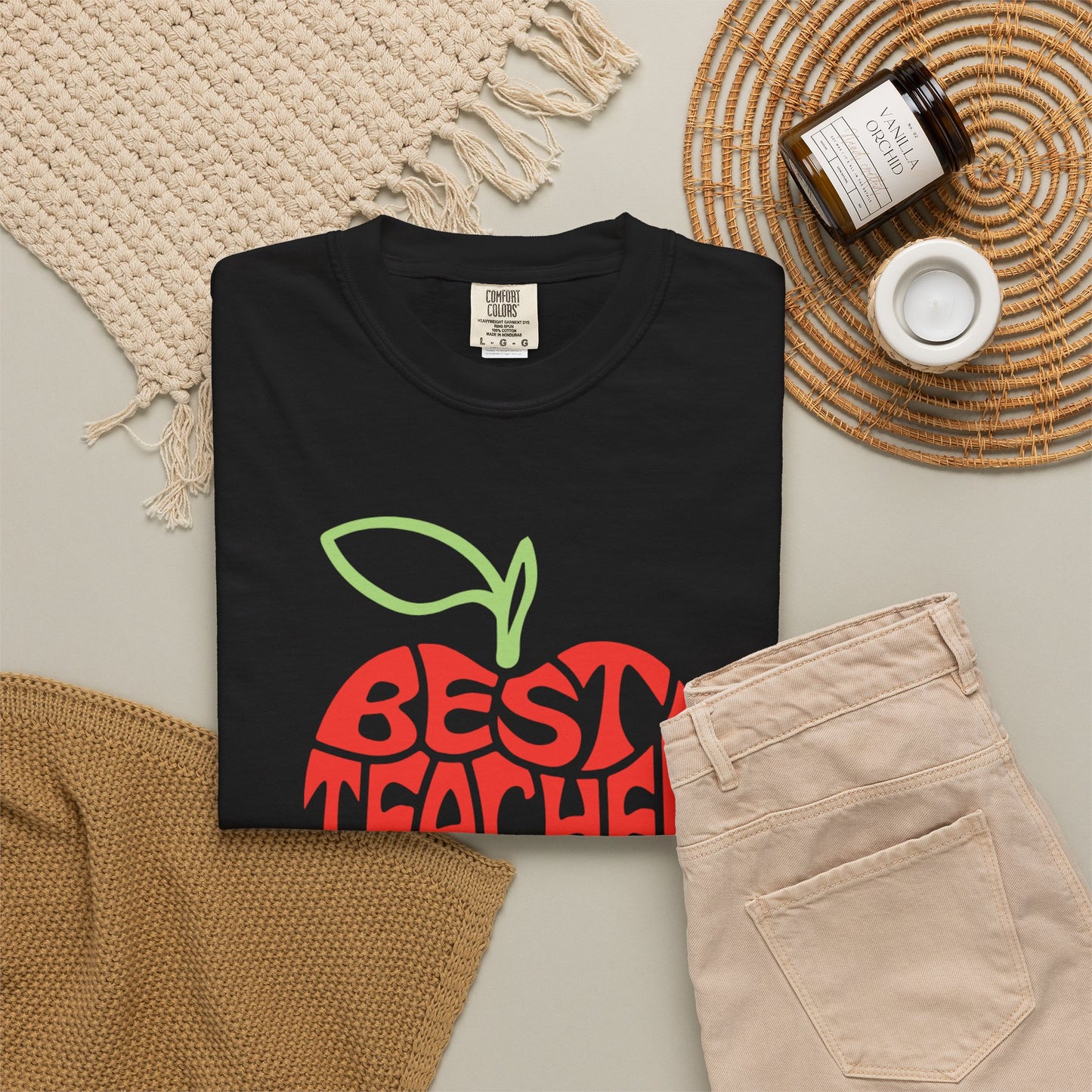 Best Teacher Ever Shirt | Apple Teacher Graphic Tee