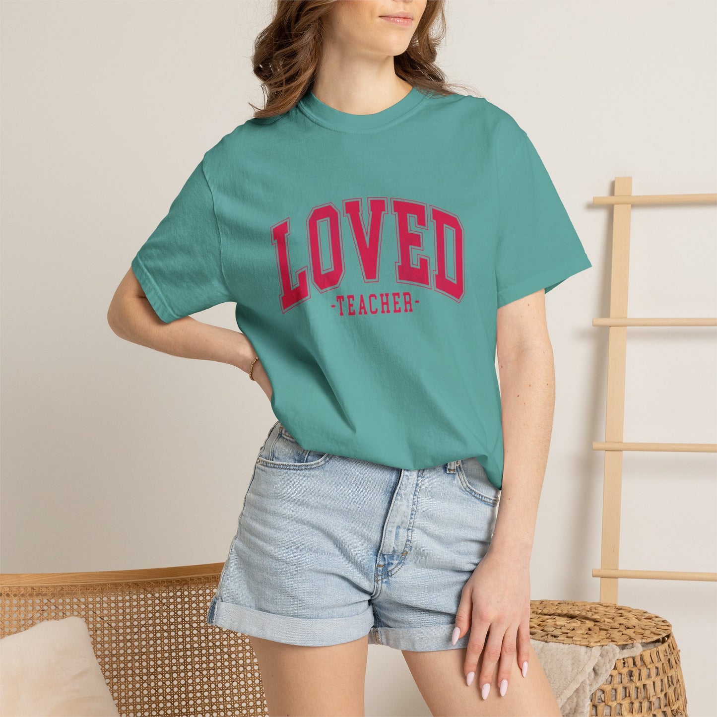 Loved Teacher Shirt | Comfort Colors Teacher Tee