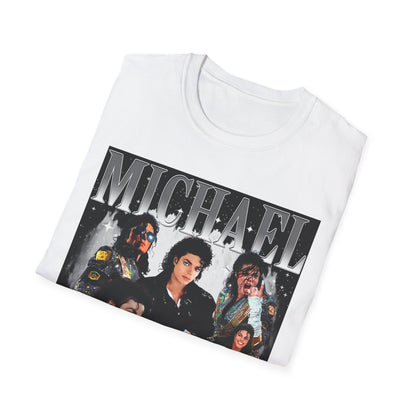 Michael Jackson Legendary King Of Pop Shirt Retro Music Icon Collage Graphic Tee Vintage MJ Fan Shirt Music Lover Gift Michael J Collage
