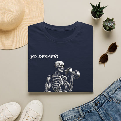 Yo Desafio Al Couch Skeleton Gym T-Shirt shirt for gym rat shirt season - versatile wardrobe staple