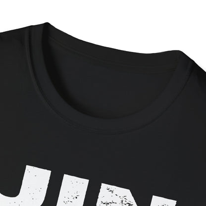 Jin BTS Shirt Minimal Tee, Jin Black and White T Shirt, Kpop Graphic Tee, BTS Jin Fan Shirt, Army Gift, Unisex Softstyle Shirt