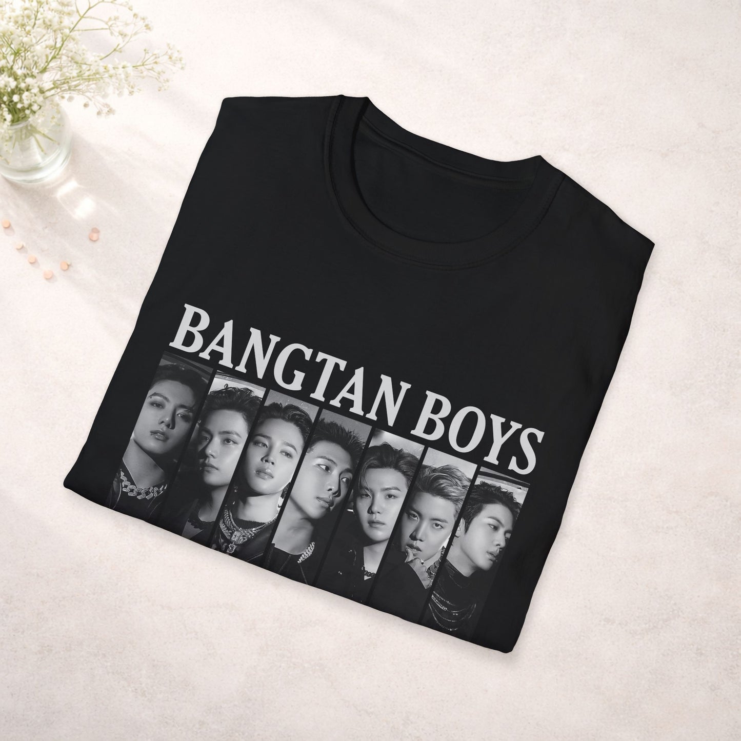 Bangtan Boys Shirt Bts Graphic Tee, Bts Signature Shirt, Vintage Kpop Merch, Bts Arirang Tour Tee, Army Gift, Bangtan Boys Portrait T-Shirt