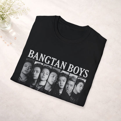 Bangtan Boys Shirt Bts Graphic Tee, Bts Signature Shirt, Vintage Kpop Merch, Bts Arirang Tour Tee, Army Gift, Bangtan Boys Portrait T-Shirt