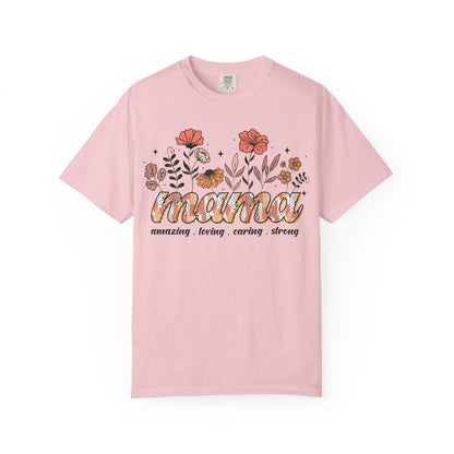 Floral Mama Comfort Colors Shirt | Trendy Mother’s Day Gift