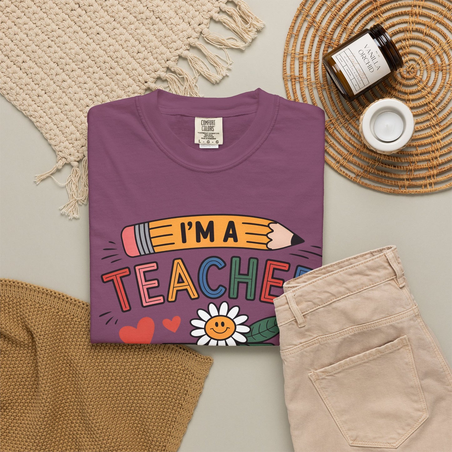 I’m A Teacher What’s Your Superpower Comfort Colors Shirt