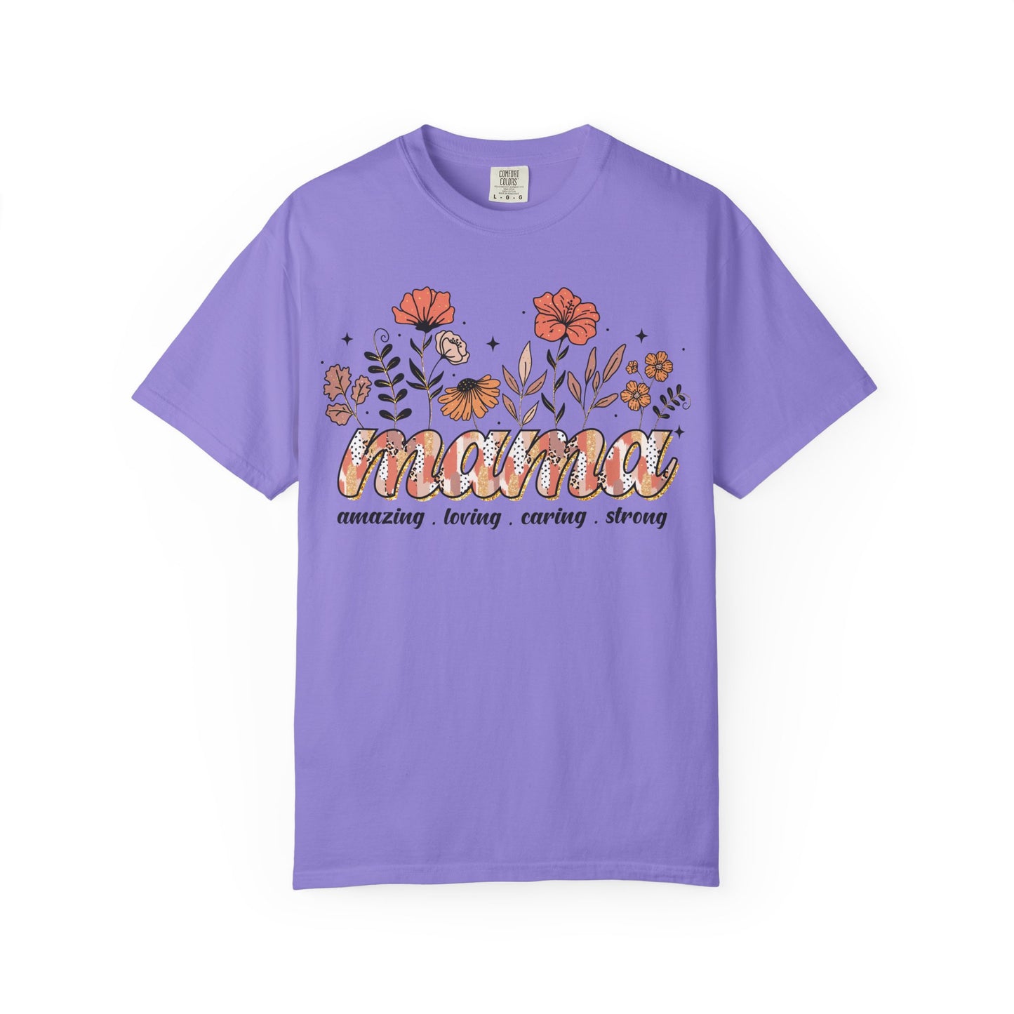 Floral Mama Comfort Colors Shirt | Trendy Mother’s Day Gift