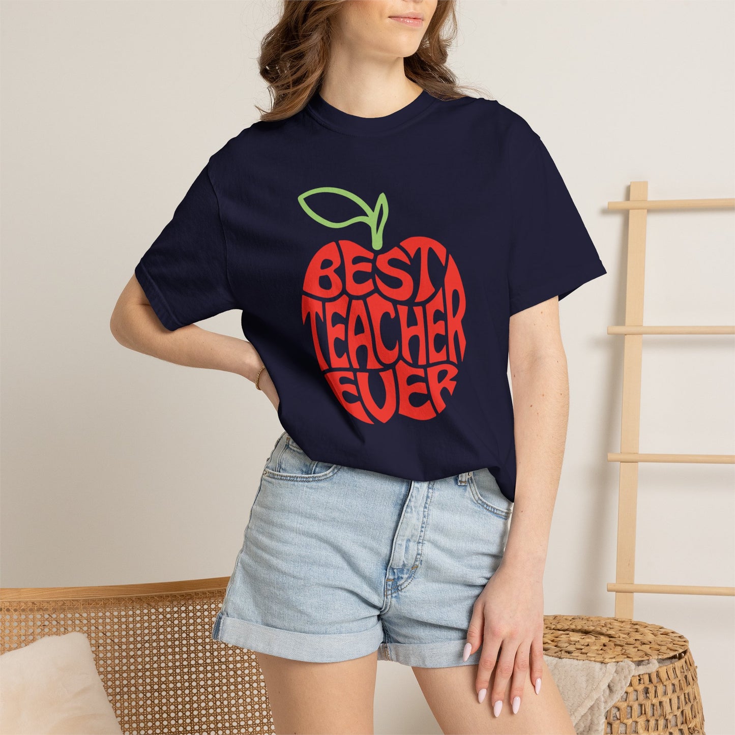 Best Teacher Ever Shirt | Apple Teacher Graphic Tee