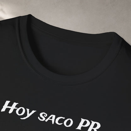 Hoy Saco PR Shirt, Funny Spanish Gym Shirt, Powerlifting Meme Tee, Deadlift Skeleton T Shirt, Latino Fitness Shirt, Gym Bro