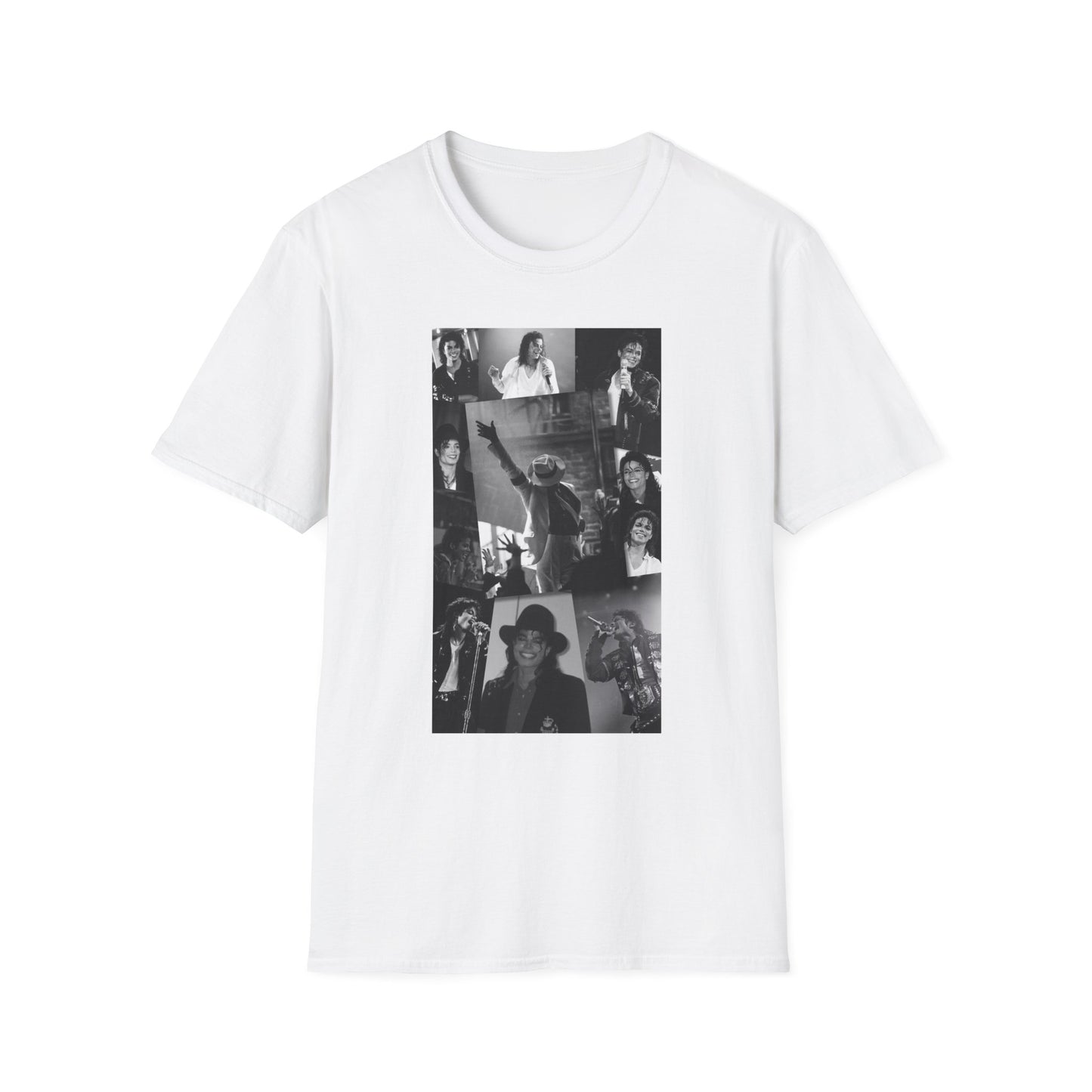 Michael Jackson Collage Shirt Vintage King Of Pop Tee Retro Music Graphic T Shirt 80s Pop Icon Fan Gift MJ Aesthetic Streetwear Tee