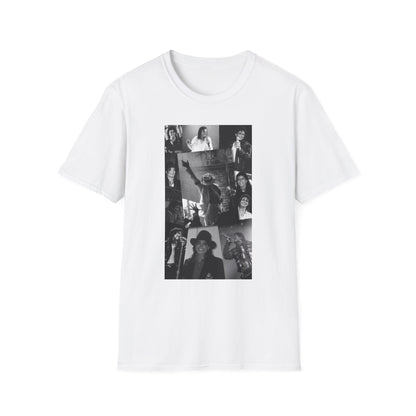 Michael Jackson Collage Shirt Vintage King Of Pop Tee Retro Music Graphic T Shirt 80s Pop Icon Fan Gift MJ Aesthetic Streetwear Tee