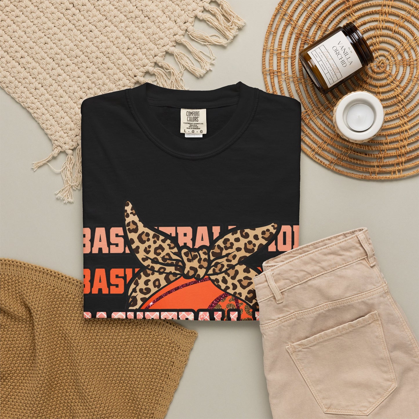 Basketball Mom Comfort Colors Shirt | Trendy Game Day Mom Tee