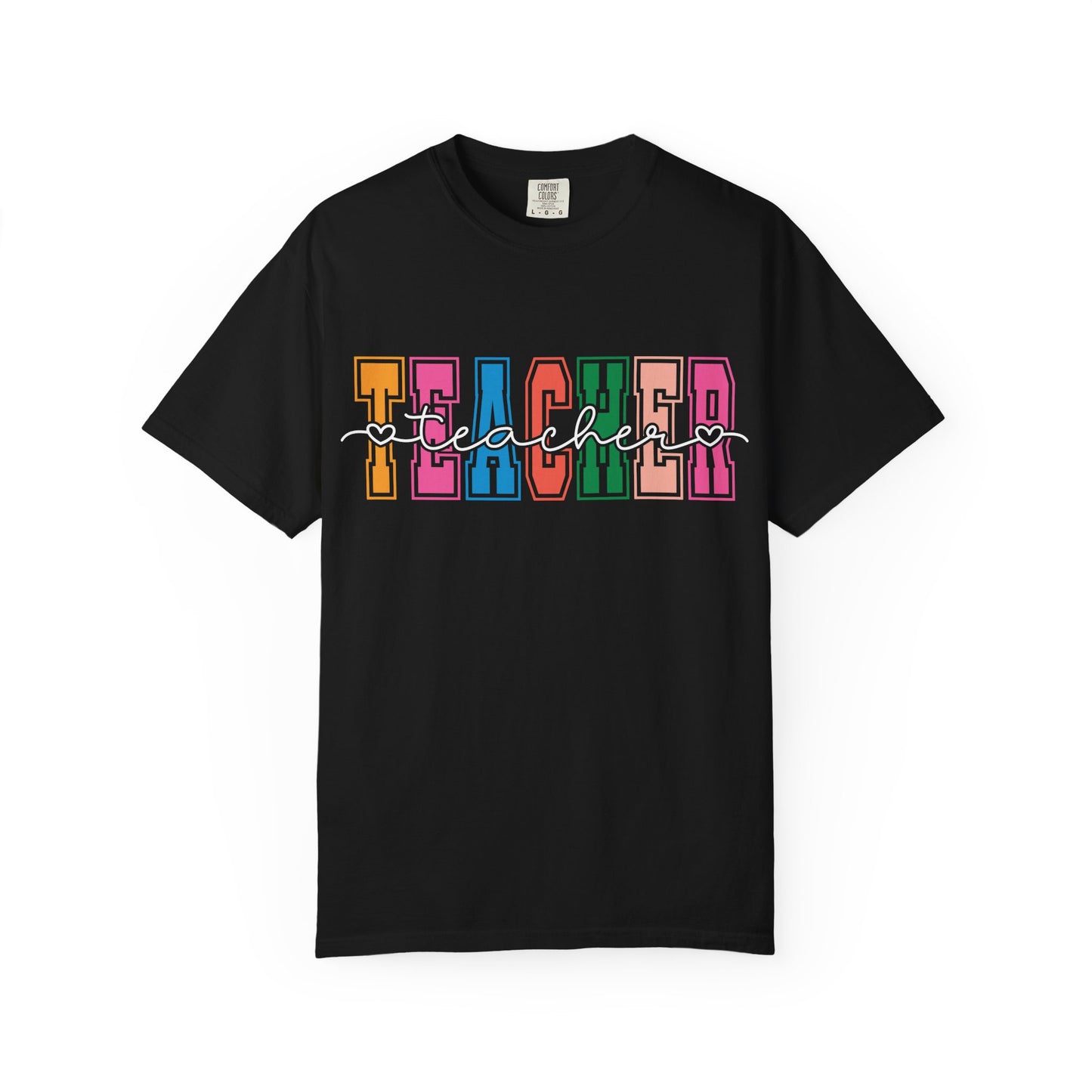 Retro Teacher Comfort Colors Shirt | Cute Teacher Gift Tee