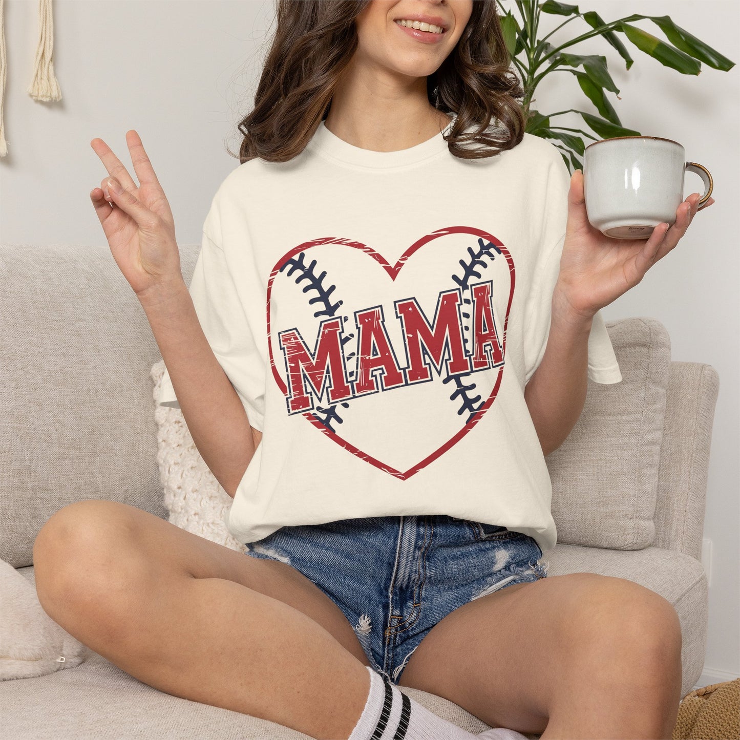 Baseball Mama Shirt | Softball Mom Gift Tee