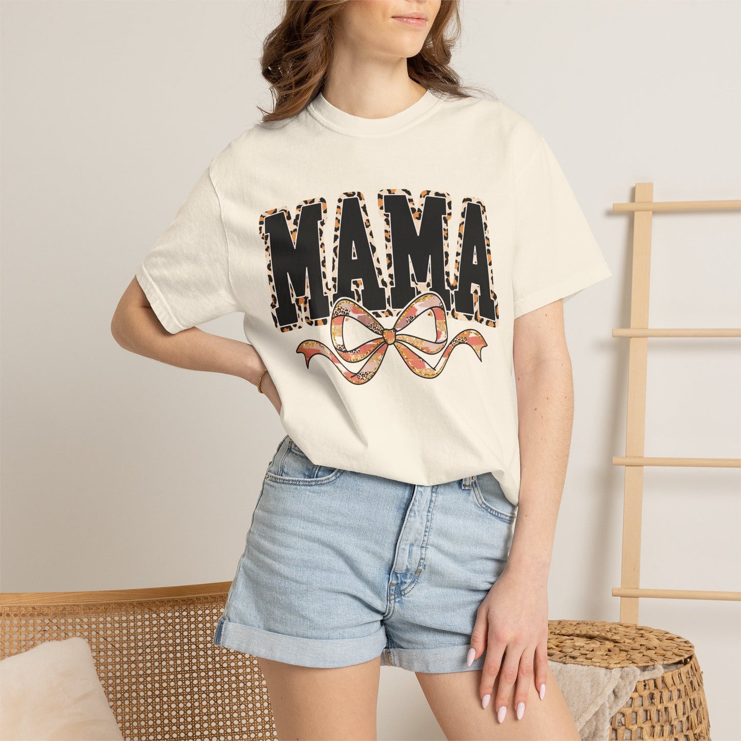 Mama Bow Comfort Colors Shirt | Trendy Mother’s Day Gift