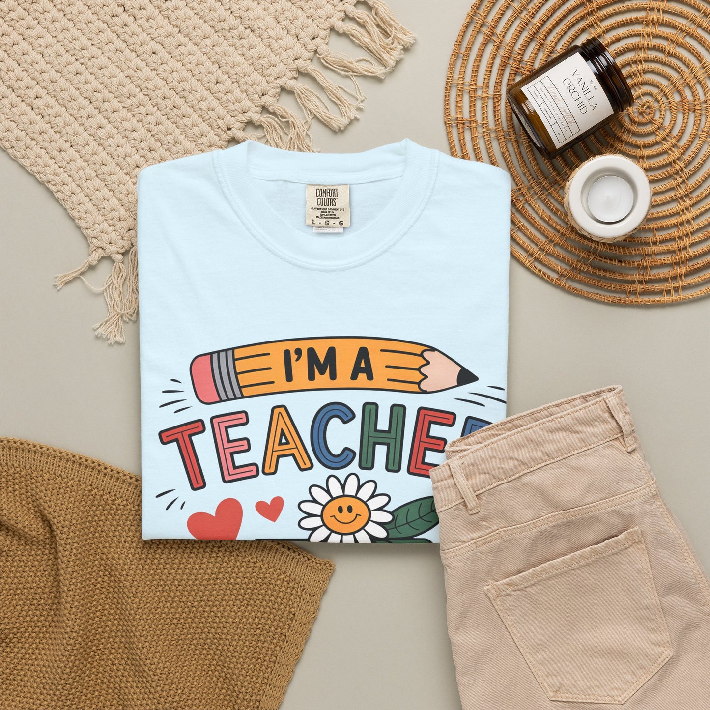 I’m A Teacher What’s Your Superpower Comfort Colors Shirt