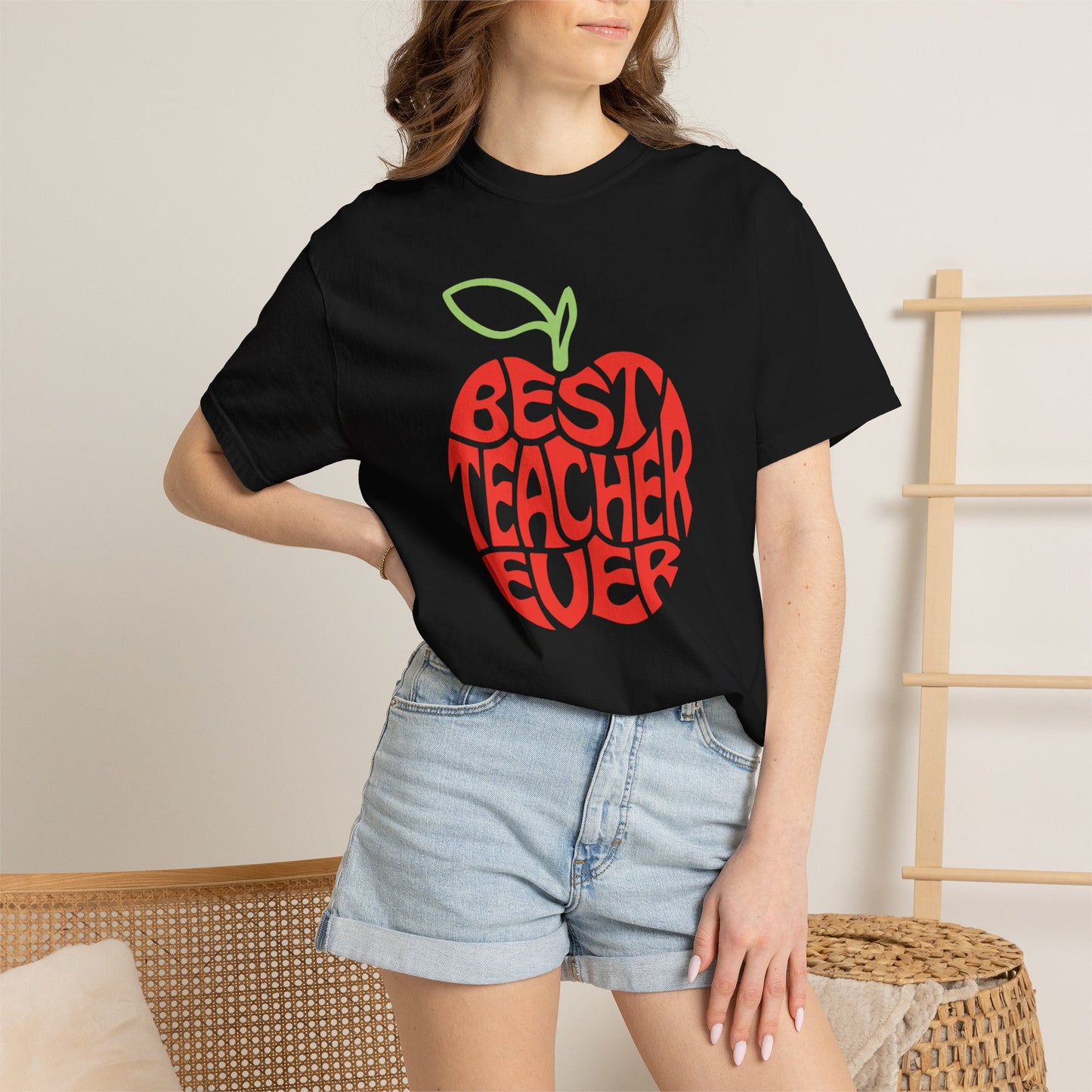 Best Teacher Ever Shirt | Apple Teacher Graphic Tee