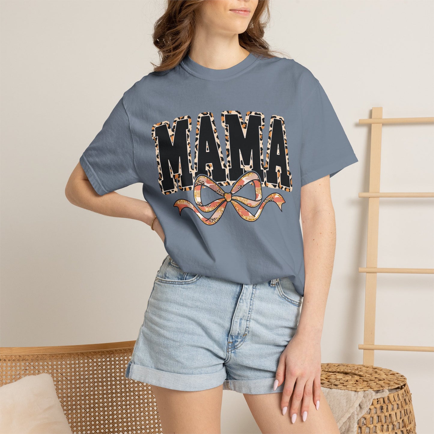 Mama Bow Comfort Colors Shirt | Trendy Mother’s Day Gift