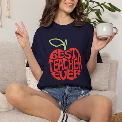 Best Teacher Ever Shirt | Apple Teacher Graphic Tee