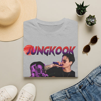 Jungkook Shirt BTS Collage Tee, Kpop Graphic T Shirt, Jungkook Fan Shirt, BTS Tour 2026 Merch, Kpop Streetwear Tee, Unisex Softstyle Gift