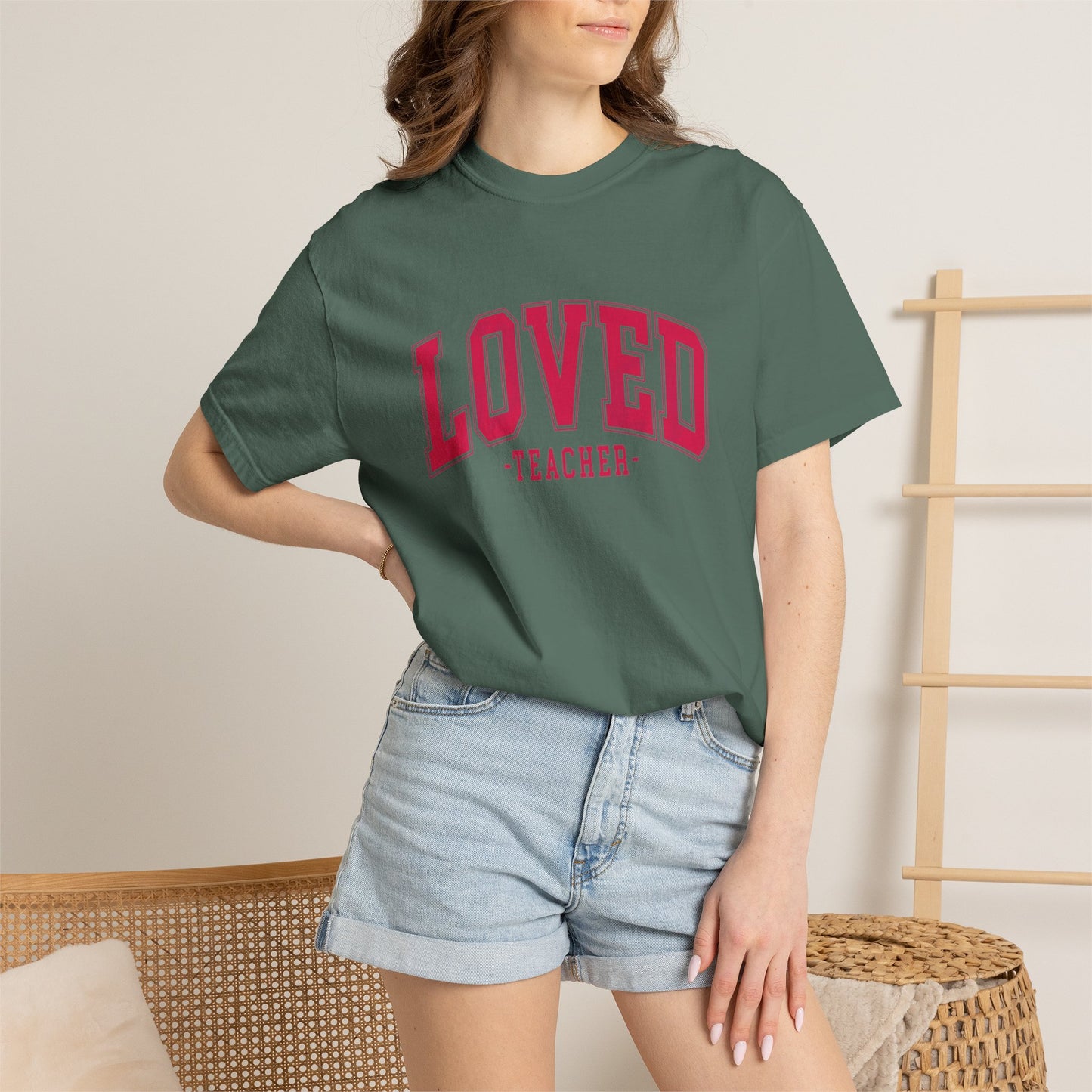 Loved Teacher Shirt | Comfort Colors Teacher Tee