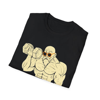 Roshi Gym Shirt Anime Gym Shirt Funny Anime Workout Tee Dragon Ball Inspired Fitness Shirt Anime Gym Rat Gift Otaku Fitness Clothing