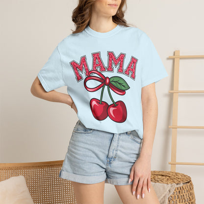 Pink Mama Cherry Shirt | Cute Coquette Mom Tee
