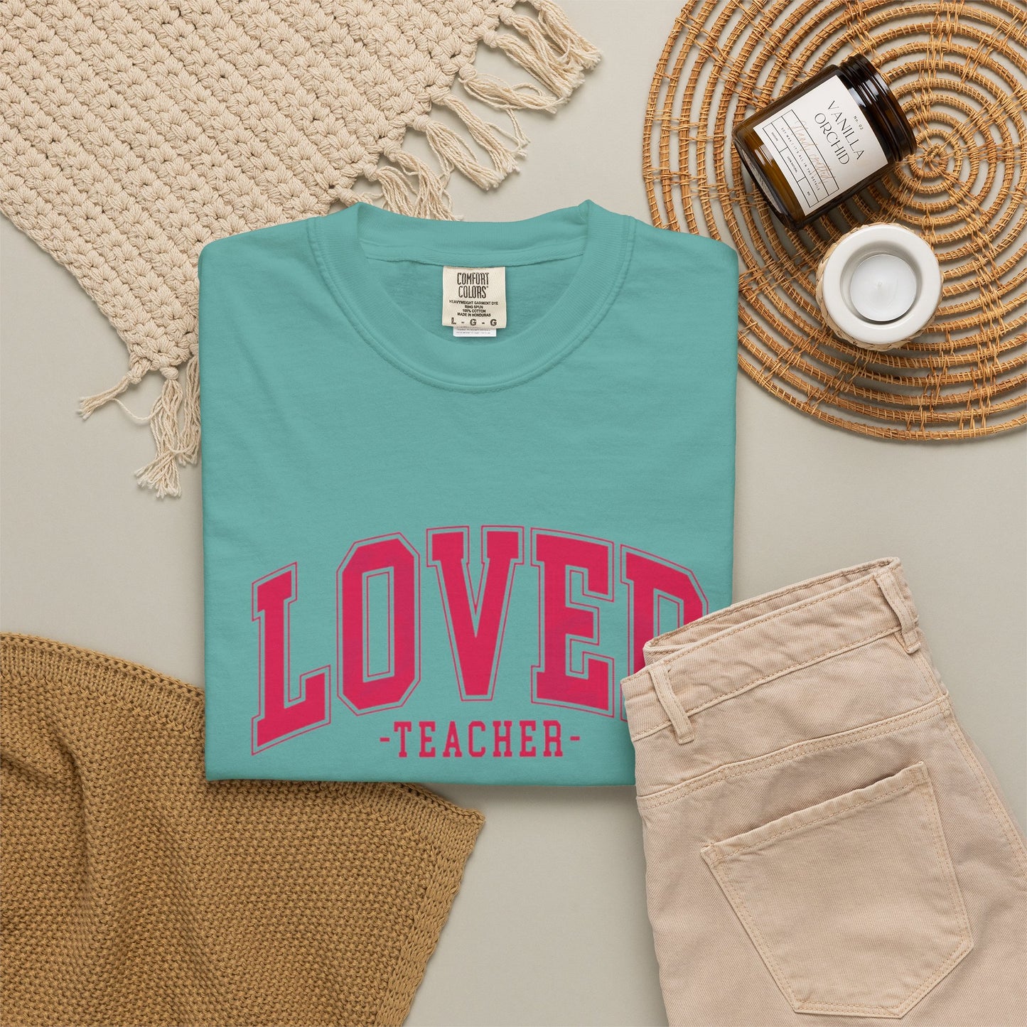 Loved Teacher Shirt | Comfort Colors Teacher Tee