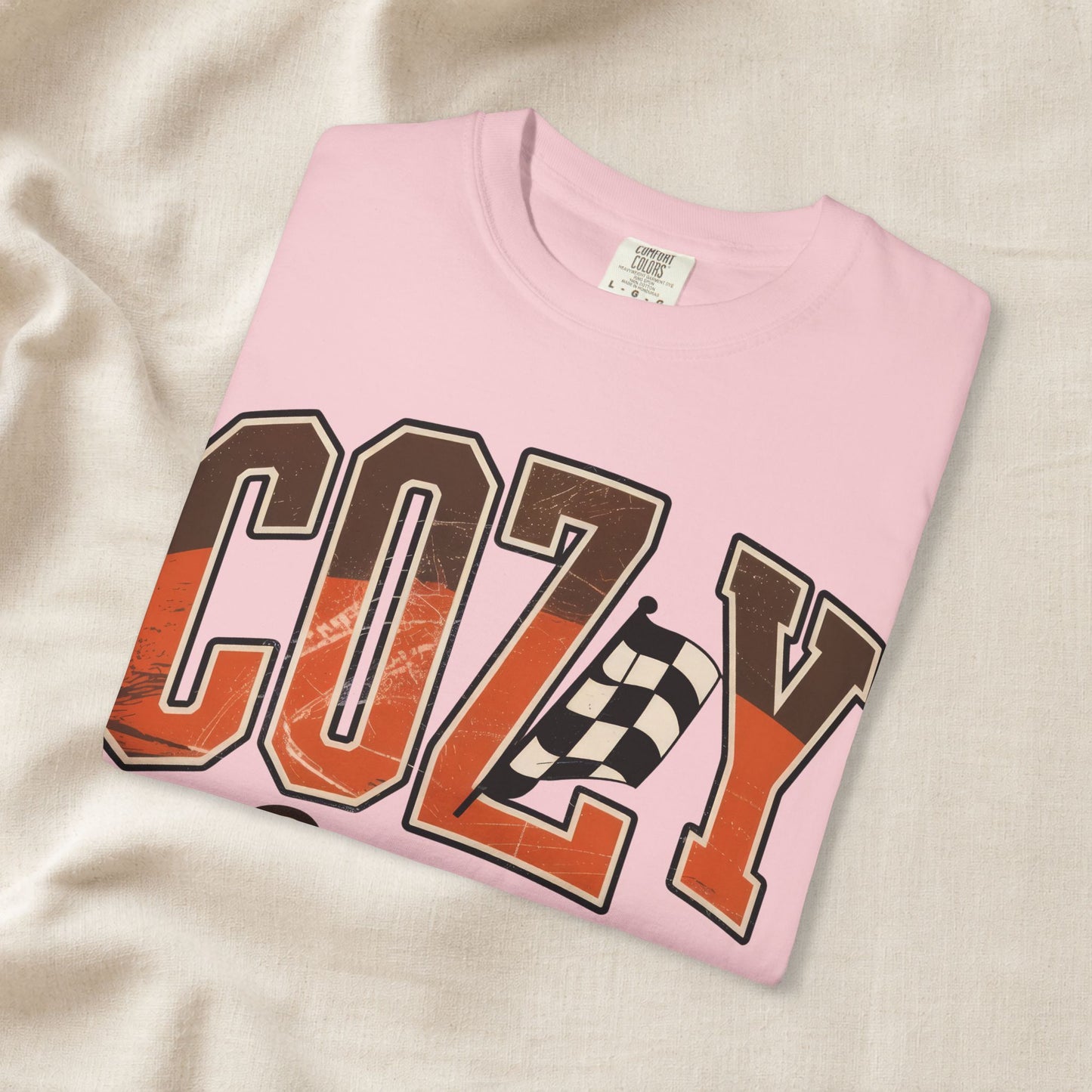 Cozy Season Comfort Colors 1717 Fall Racing Graphic T-Shirt graphic tee for comfort colors and cozy autumn shirt - perfect