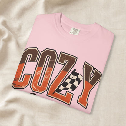 Cozy Season Comfort Colors 1717 Fall Racing Graphic T-Shirt graphic tee for comfort colors and cozy autumn shirt - perfect