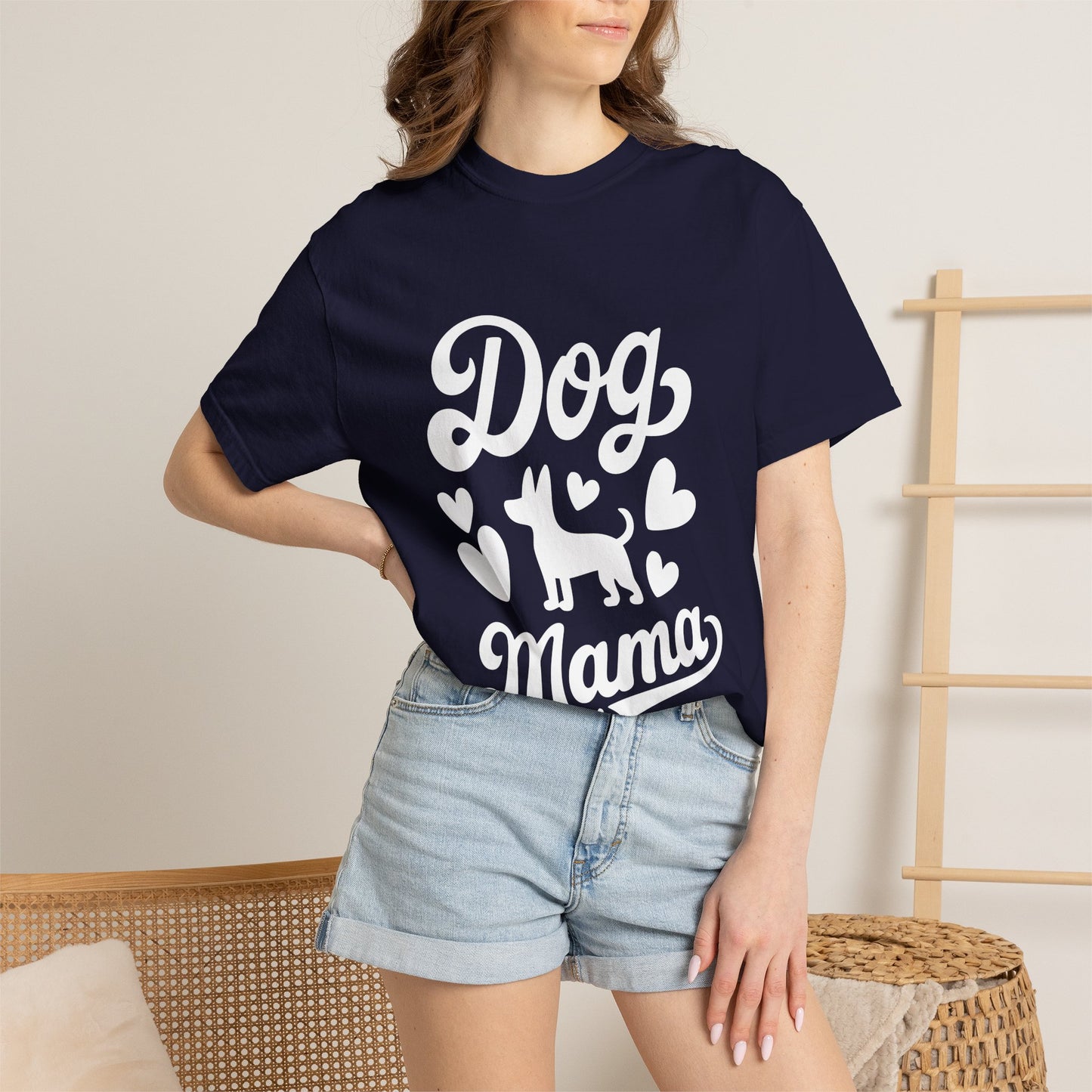 Dog Mama Shirt Comfort Colors 1717, Cute Dog Mom Tee, Pet Lover Gift Shirt, Fur Mama T Shirt, Dog Owner Gift, Puppy Mom