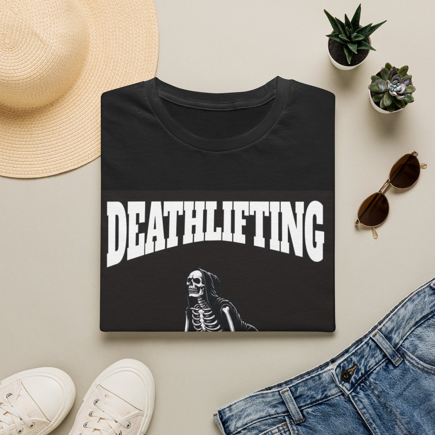 Deathlifting Shirt Skull Gym Shirt Funny Workout Tee Bodybuilding Shirt Dark Humor Gym Shirt Lifting Shirt Gym Motivation Tee