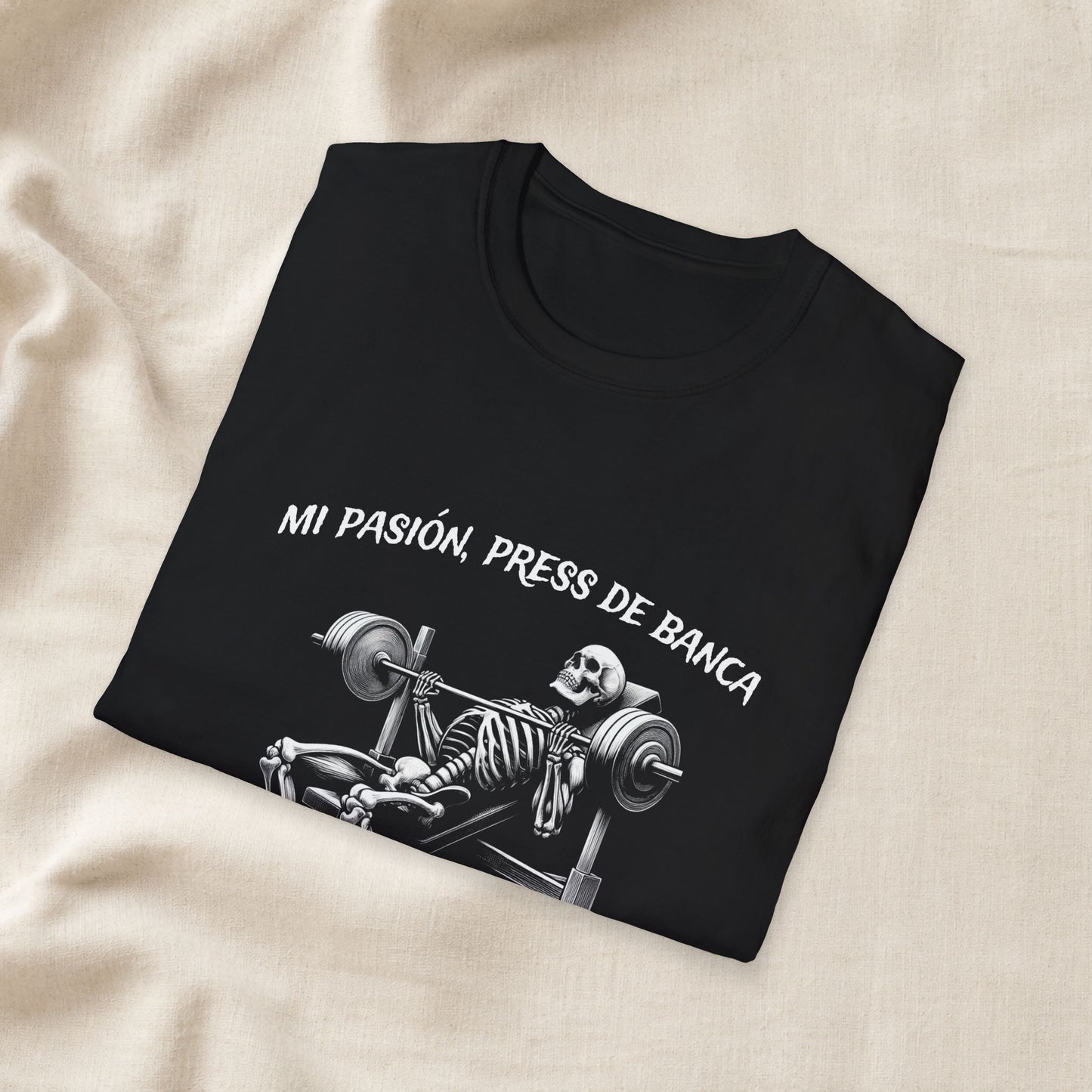 Funny Bench Press Shirt | Skeleton Gym Humor Tee graphic tee gift idea for chest day shirt lovers - thoughtful unique present