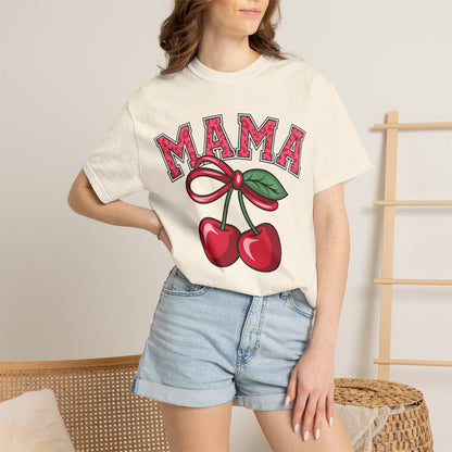Pink Mama Cherry Shirt | Cute Coquette Mom Tee