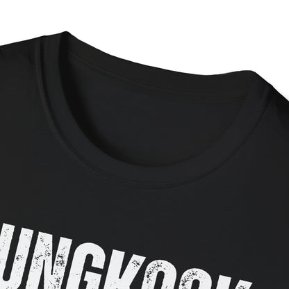 Jungkook Bts Shirt Minimal Tee, Jungkook Black White Graphic T Shirt, Kpop Fan Tee, Bts Merch Shirt, Army Gift, Unisex Softstyle