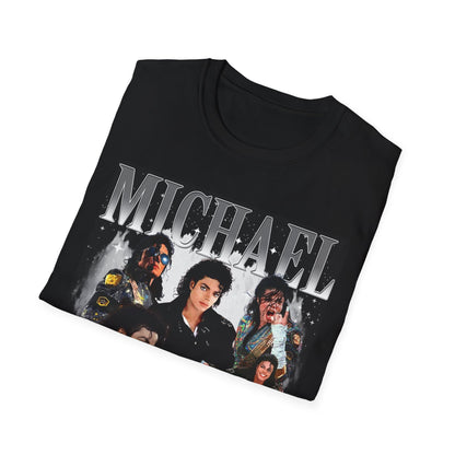 Michael Jackson Legendary King Of Pop Shirt Retro Music Icon Collage Graphic Tee Vintage MJ Fan Shirt Music Lover Gift Michael J Collage