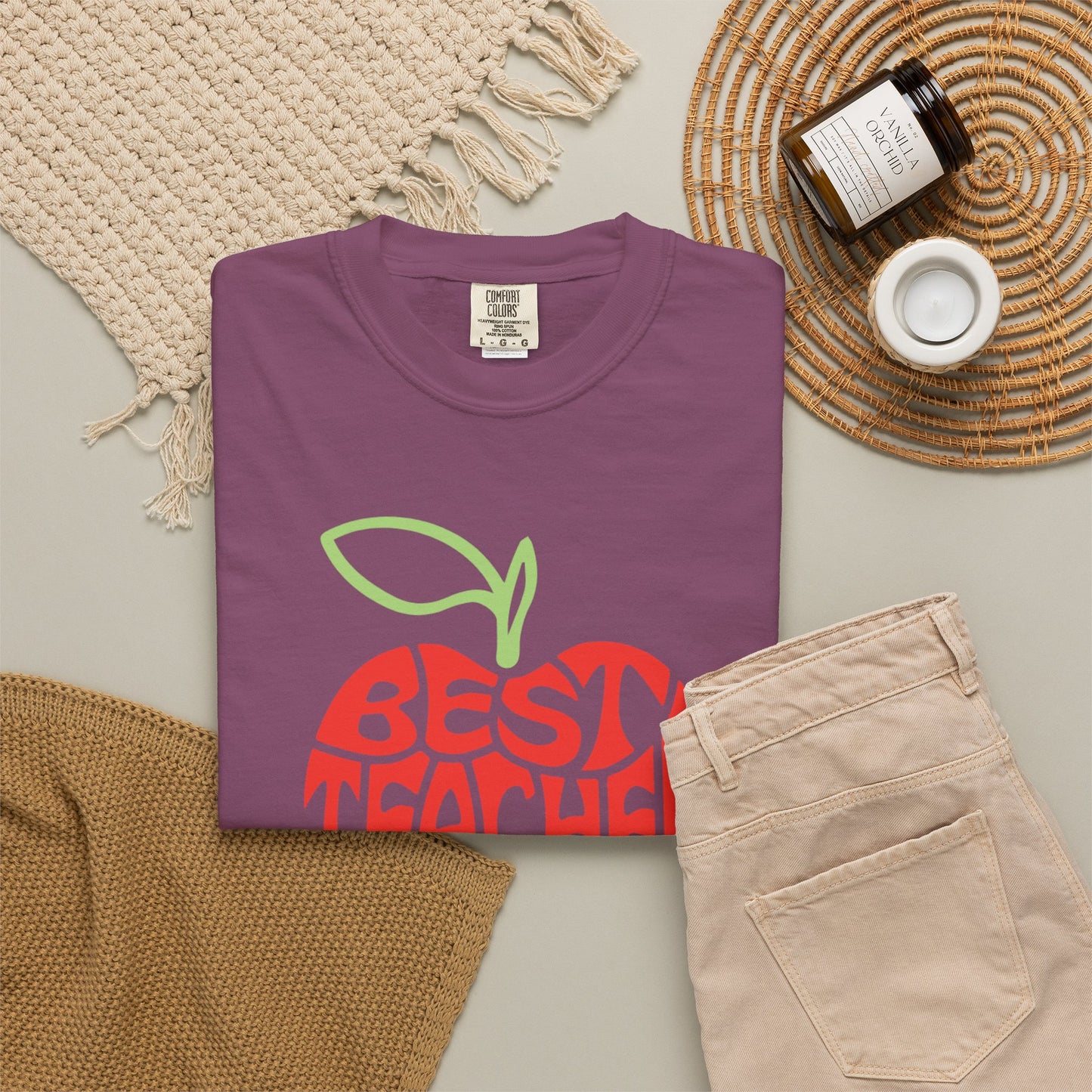 Best Teacher Ever Shirt | Apple Teacher Graphic Tee
