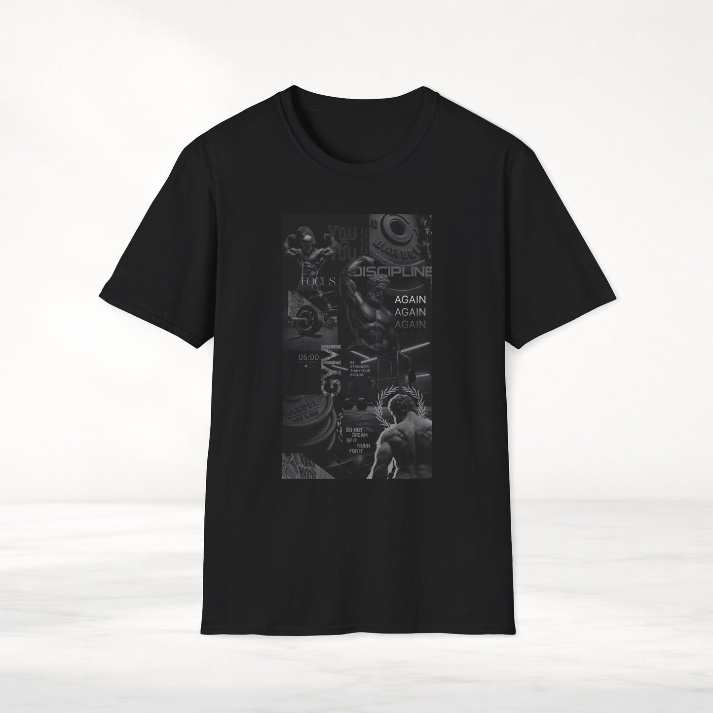 Gym Aesthetic Shirt Streetwear Fitness Tee Bodybuilding Collage Shirt Dark Gym Shirt Fitness Lifestyle Clothing Streetwear Gym Tee