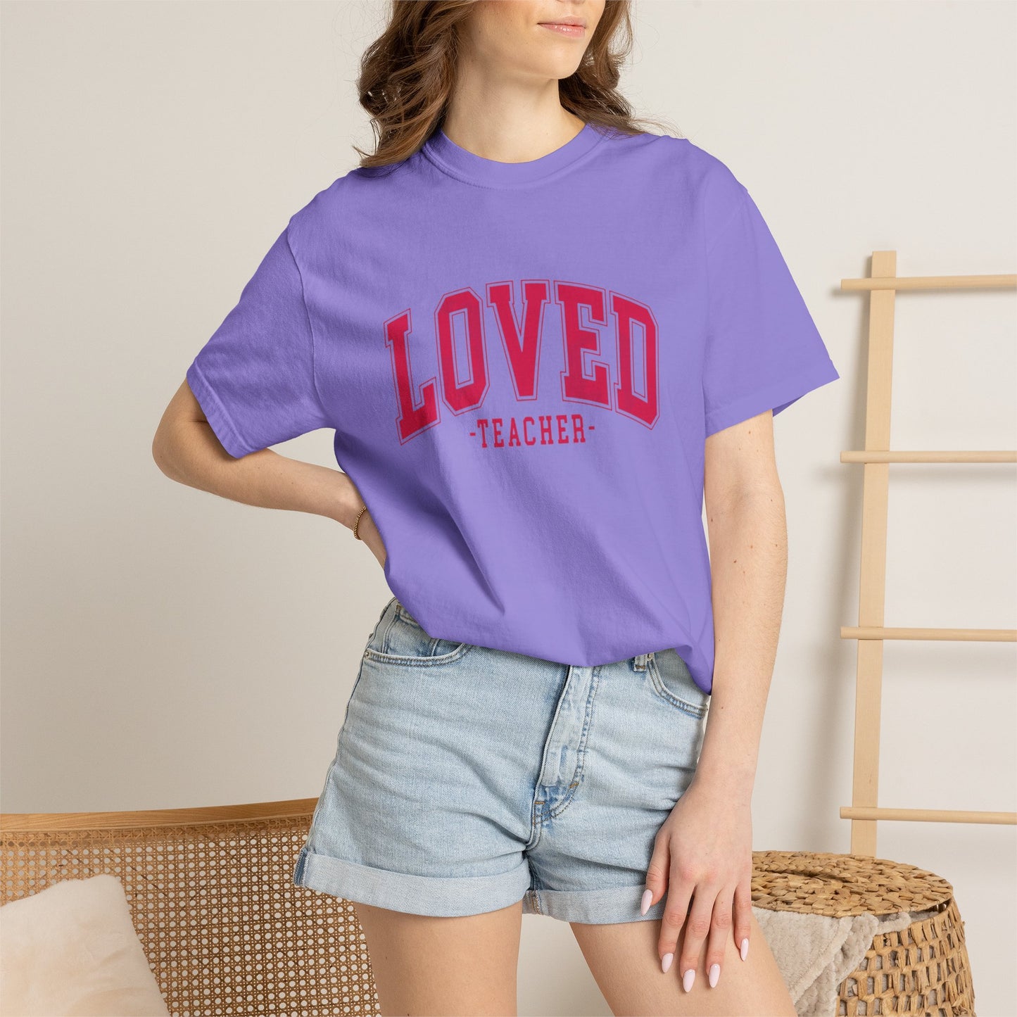 Loved Teacher Shirt | Comfort Colors Teacher Tee