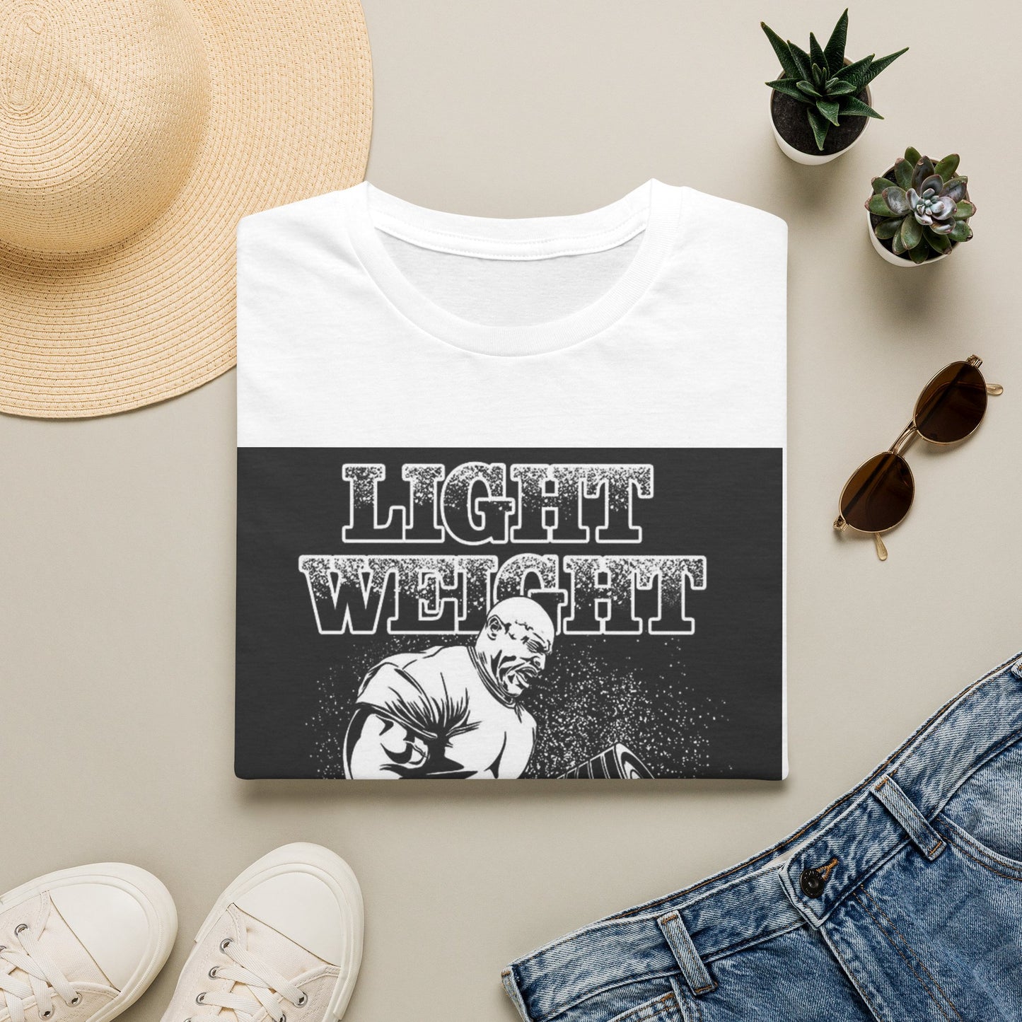 Light Weight Baby Ronnie Coleman Shirt Gym Motivation Tee, Bodybuilding Workout Shirt, Fitness Graphic Tee, Gym Lover Gift, Strongman Shirt