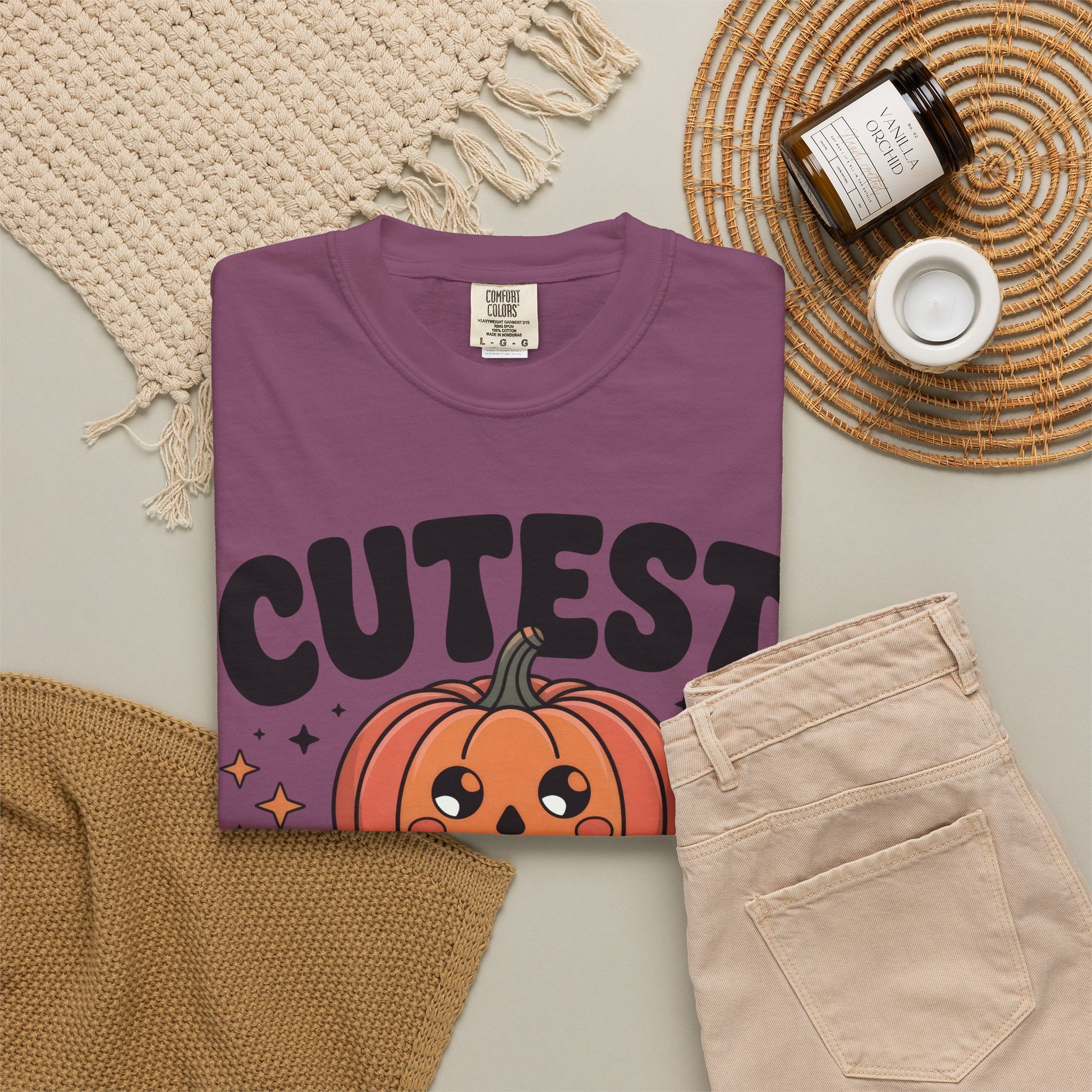 Comfortable unisex Cutest Pumpkin In The Patch Shirt, Pumpkin Patch Family Outfit, Cute Halloween Shirt, Fall Festival Tee